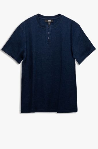 HENLEY Dark indigo, Size: S