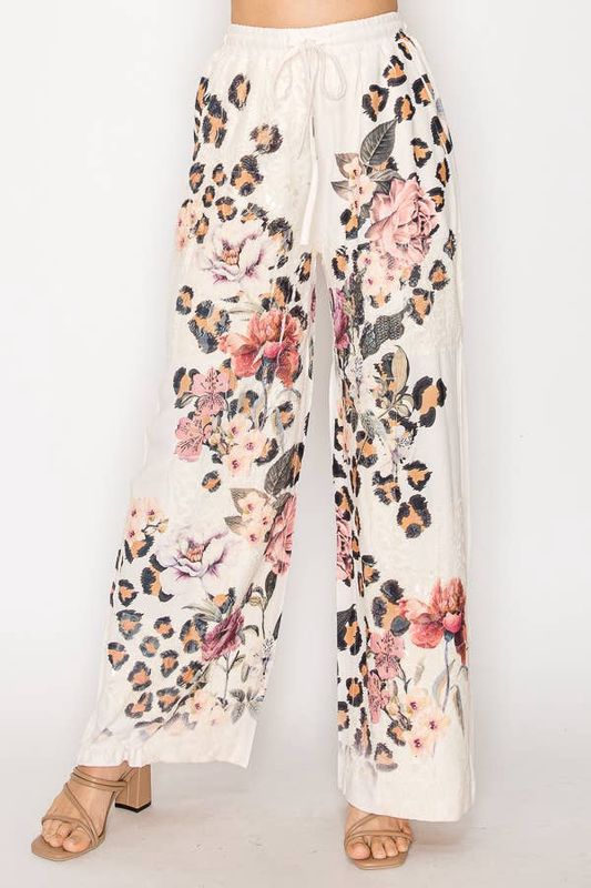 Relaxed Lace Patchwork Pants