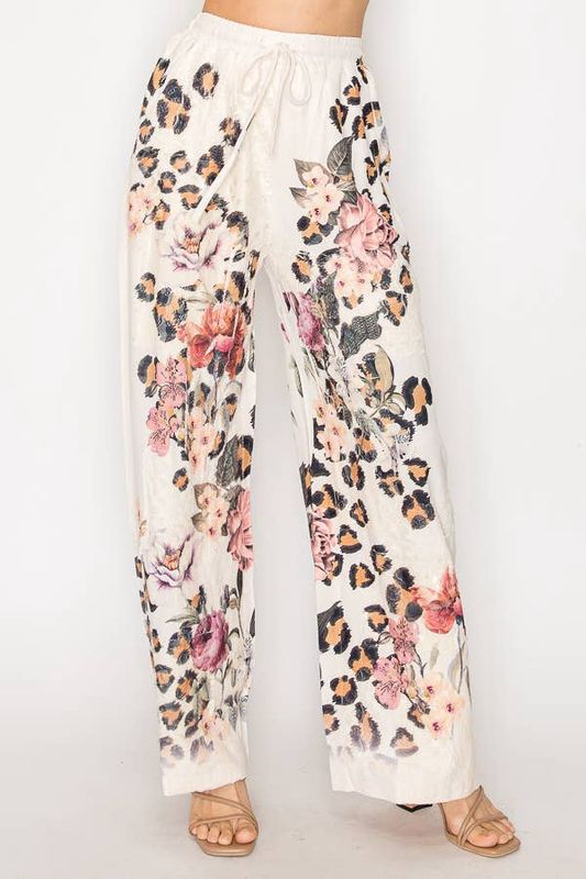 Relaxed Lace Patchwork Pants