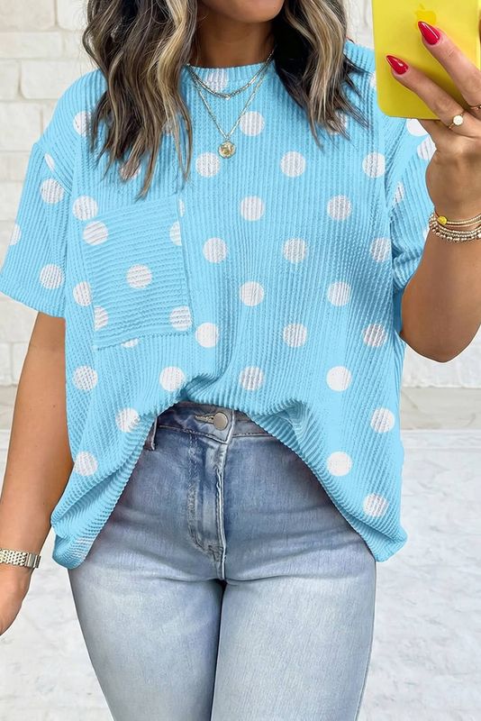 Polka Dot Oversize Tee Shirt