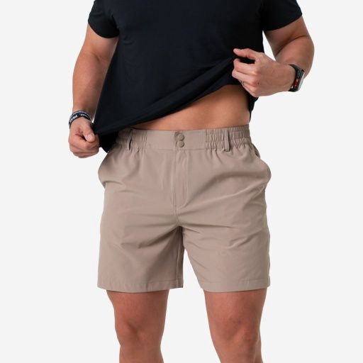 EVERYDAY SHORT-COBBLESTONE KHAKI