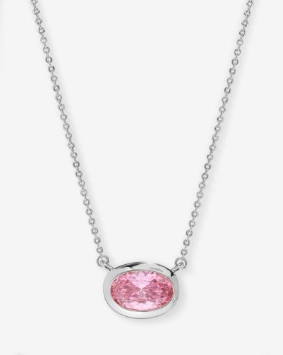 She's A Boss Pendant Necklace-SILVER