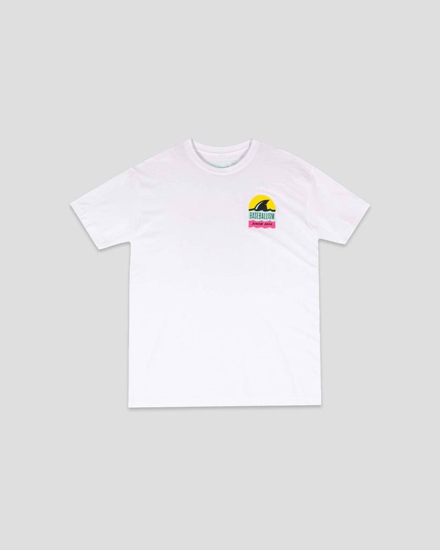 Shark Attack T-Shirt (White) - Youth