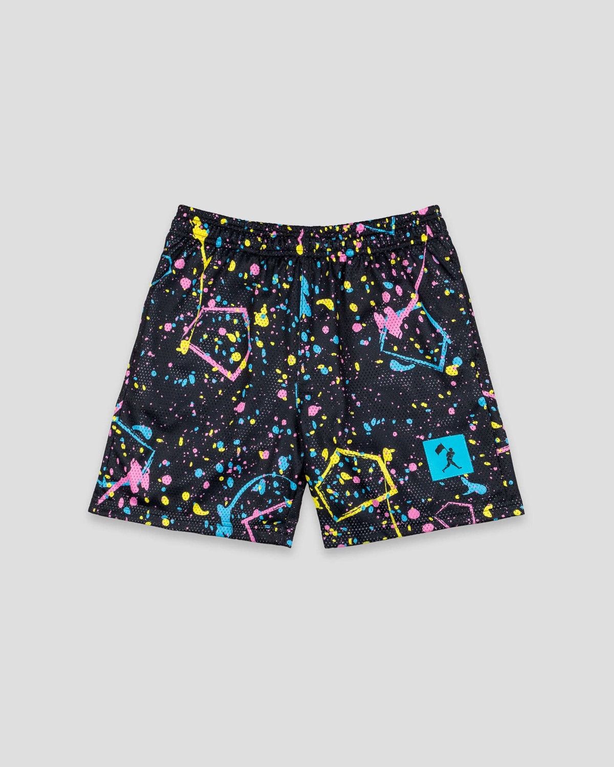 Pitchers That Paint Diamond Pro Mesh Shorts (Black) - Youth