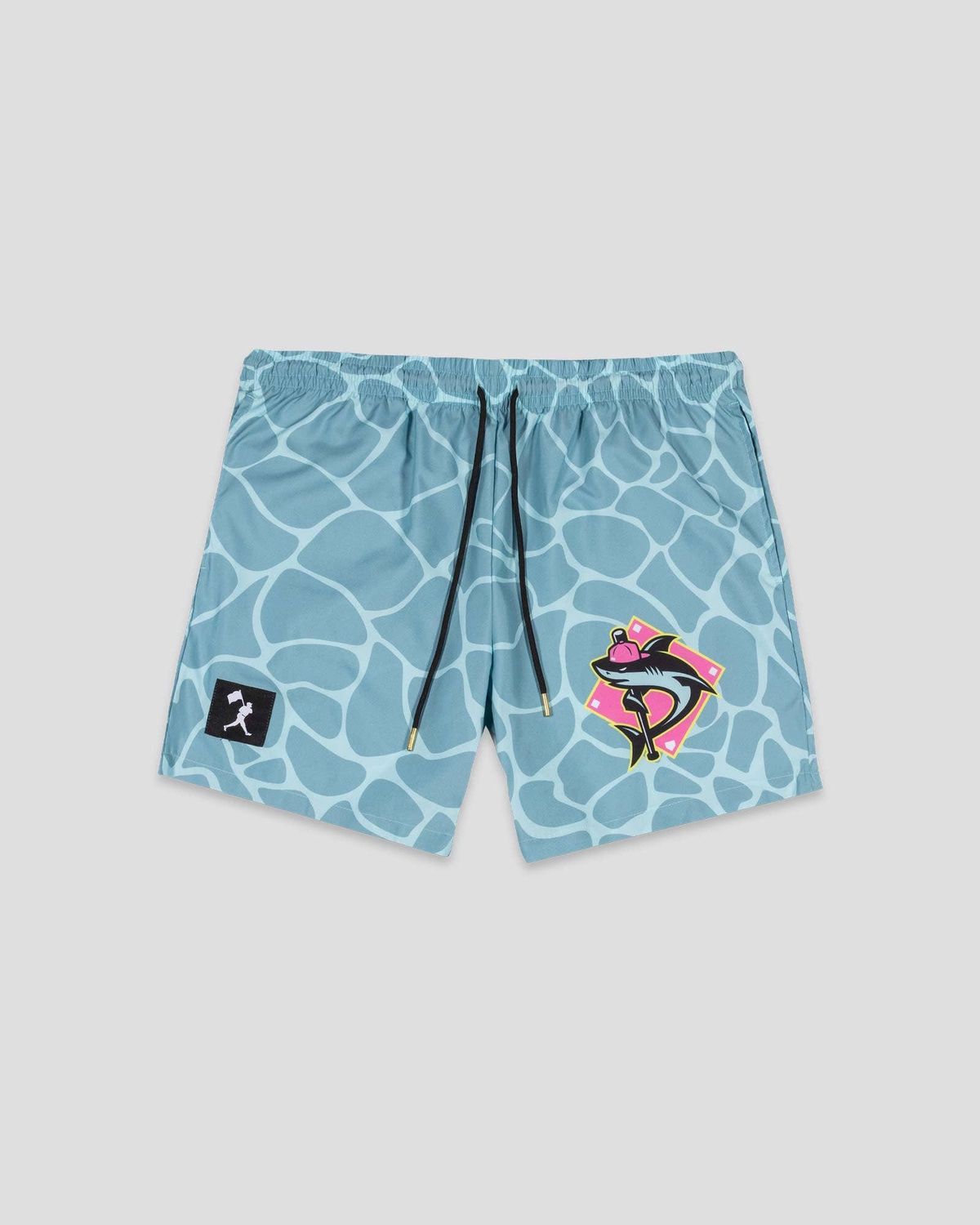 Shark Attack Swim Trunks (Clear Water) - Youth, Size: YS