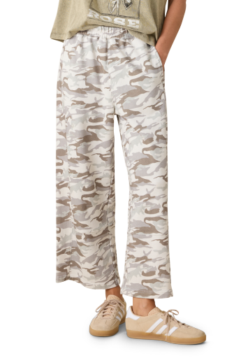 KEIRA CAMO PULL ON BARREL PANT, Size: XL