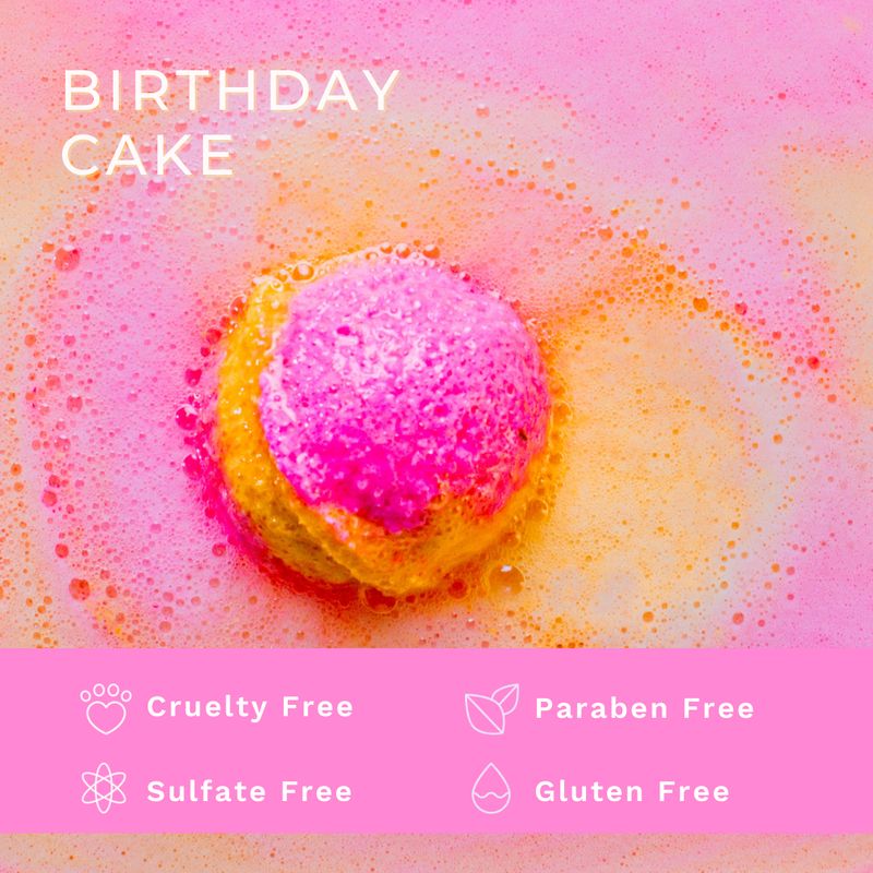 Birthday Cake MIA Bath Bomb