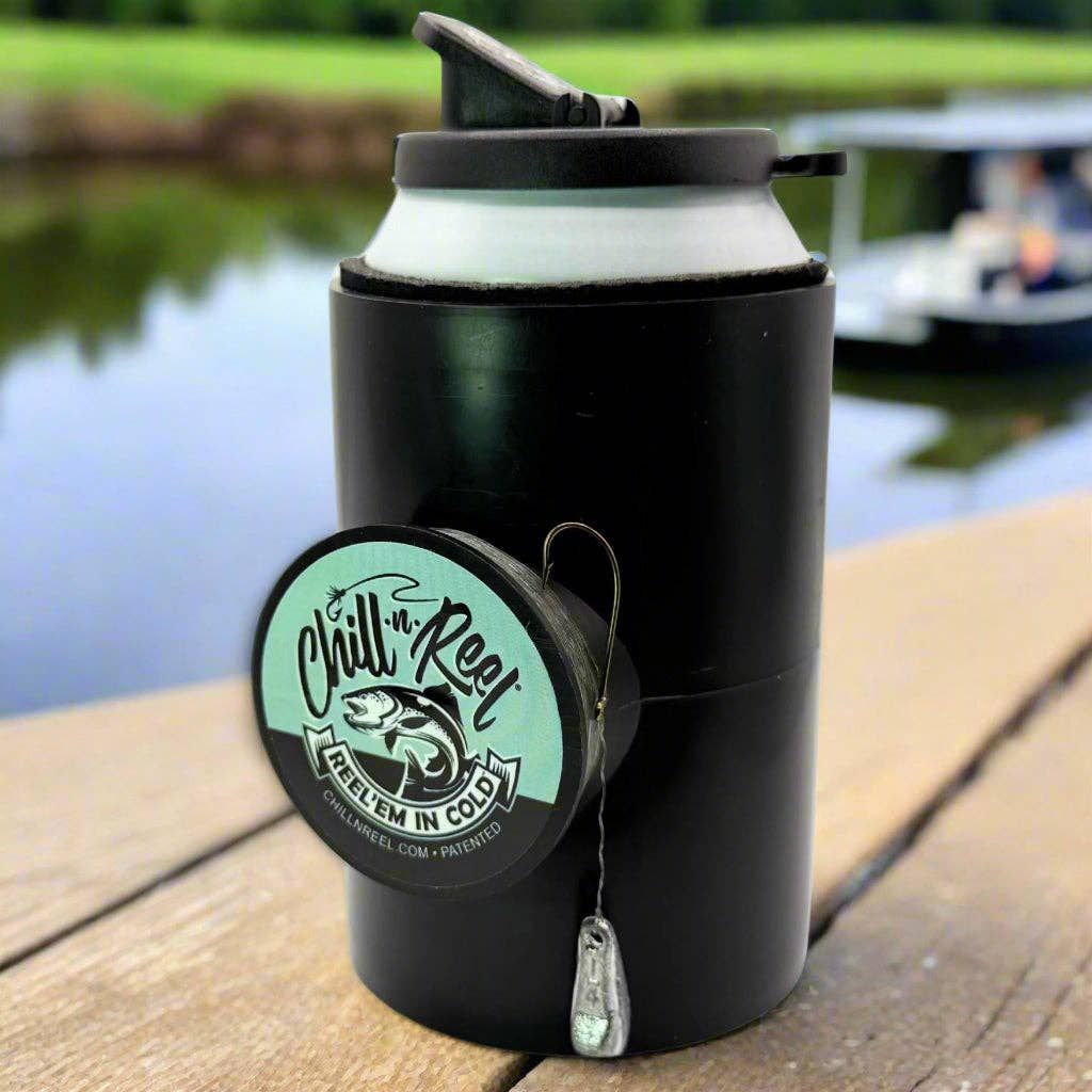 Original Chill-N-Reel, COLOR: Black, Style: Spill Guard Included