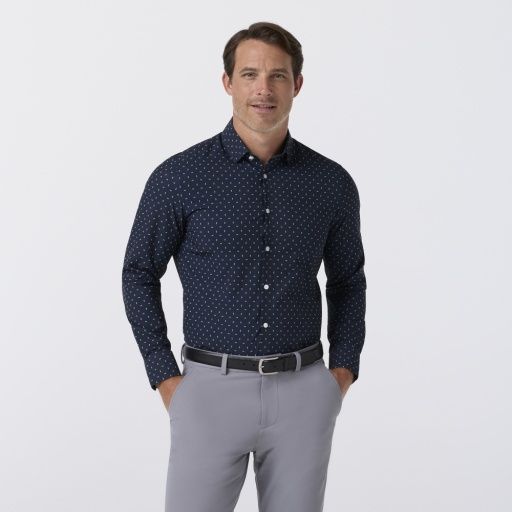 Leeward LS Dress Shirt-Double Dot