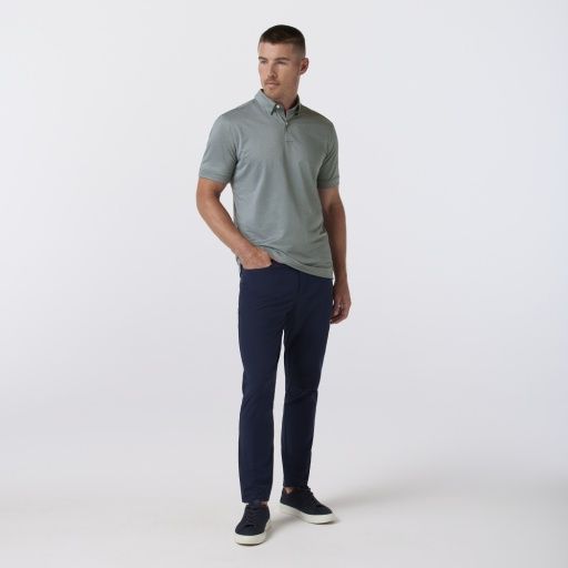 Halyard SS Polo-Block Dot