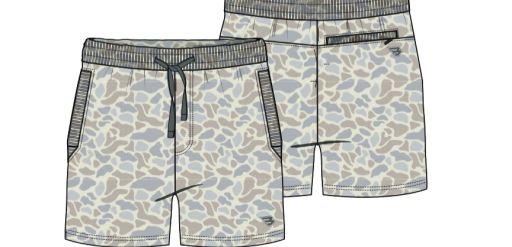 VINTAGE WASHED SHORTS - CLASSIC DEER CAMO