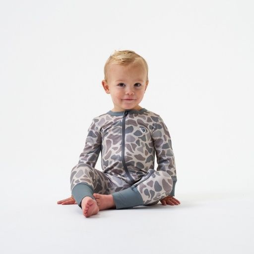 BABY ZIP UP- CLASSIC DUCK CAMO, Size: 0-3 Months