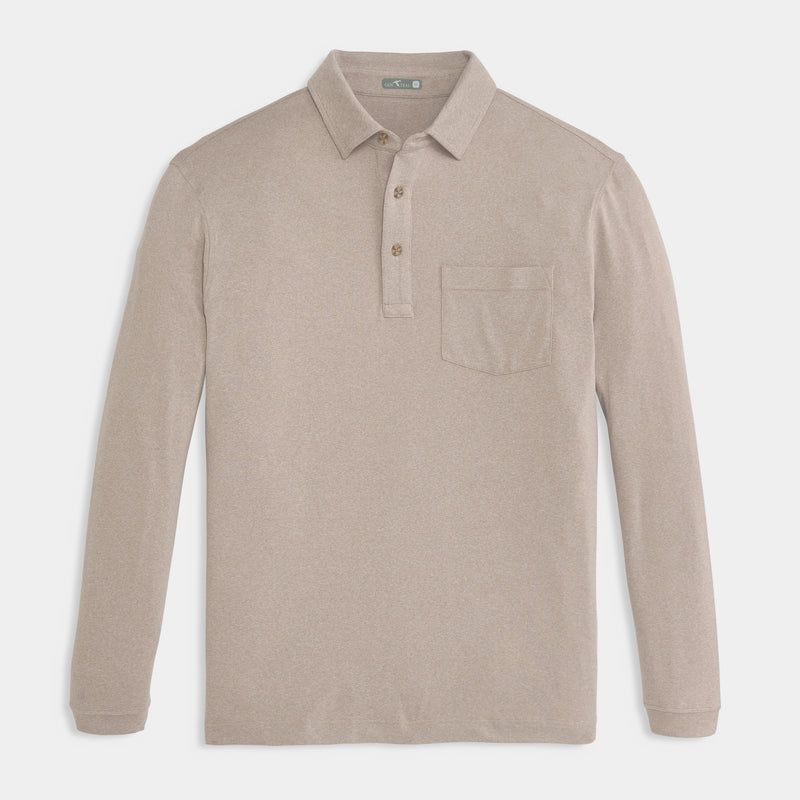 Wander LS Polo, COLOR: birch, Size: S
