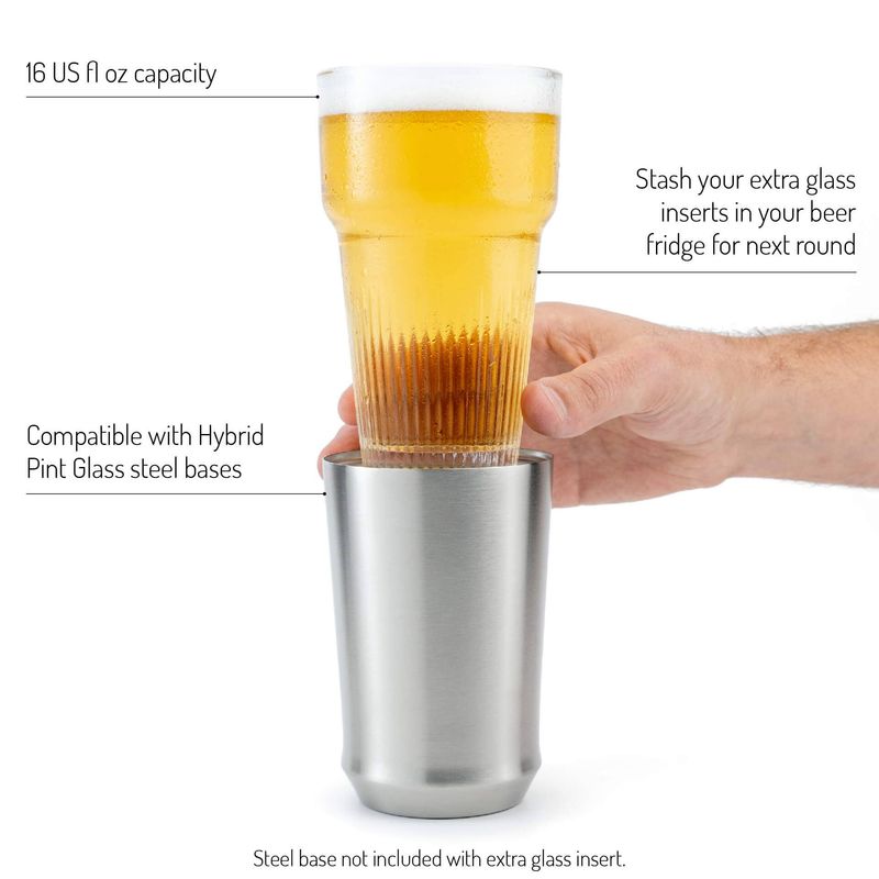 Extra Pint Glass Insert