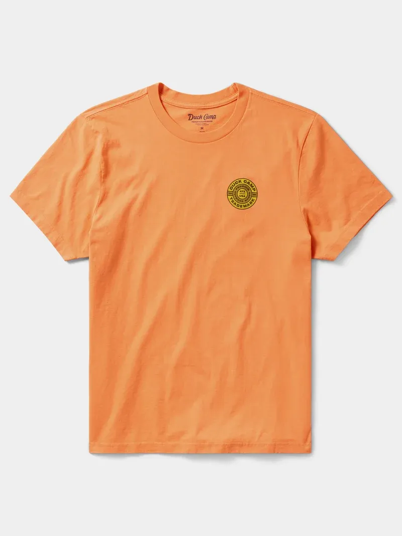 Duck Camp Tee, COLOR: brass shot-blaze, Size: S
