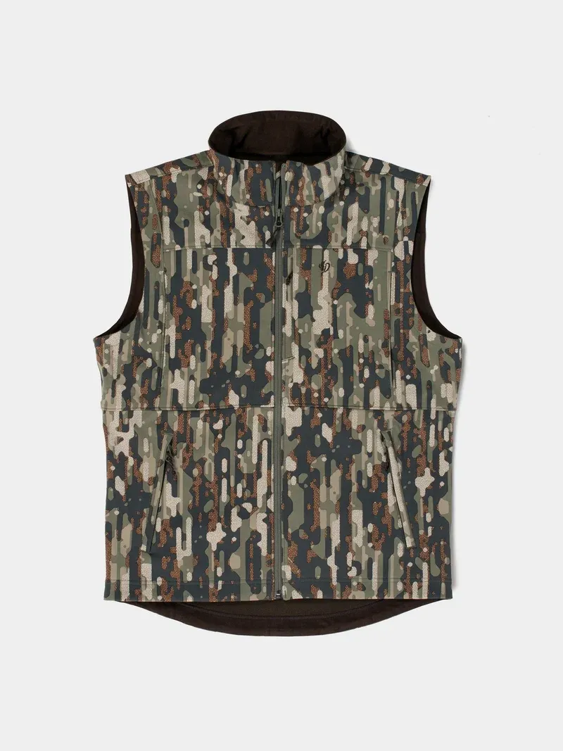 Men's Terrain Guard Softshell Vest, COLOR: Woodland, Size: M
