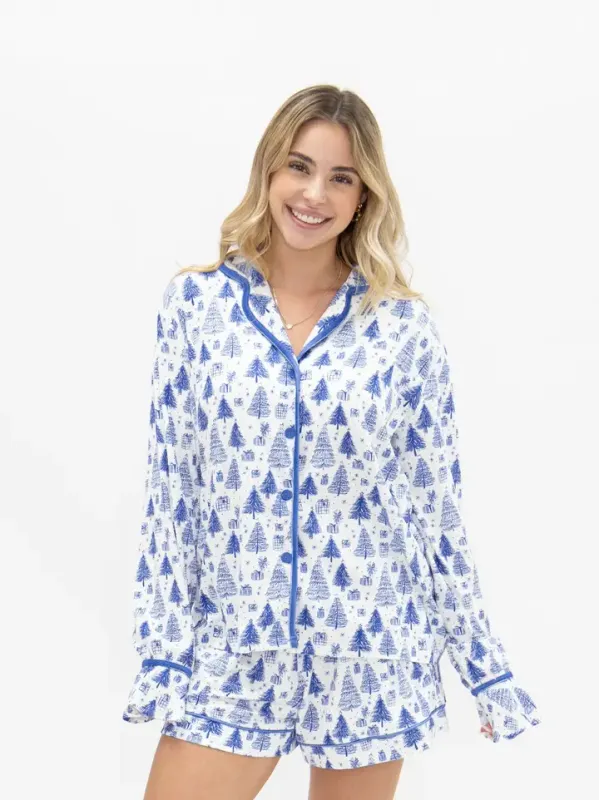 G+E LS/SHORTS-CHRISTMAS PAJAMAS