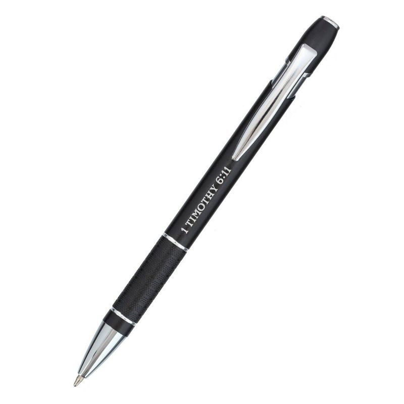 Man of God 1 Tim. 6:11 - Pen -Black Case