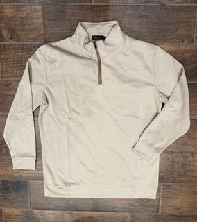 MarshLux Quarterzip, COLOR: Burnt taupe, Size: M