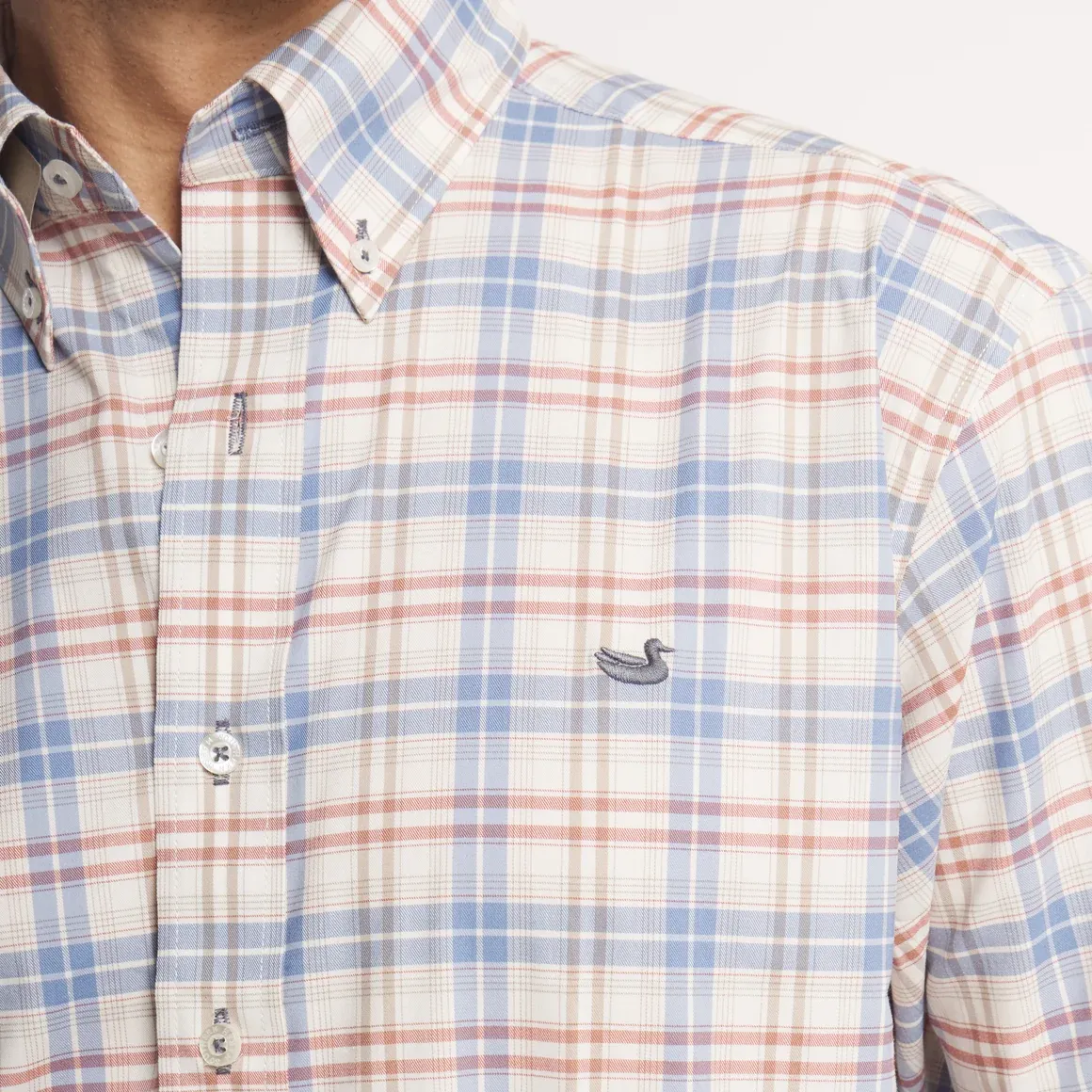 Highlands Lattice Performance Button Up, Size: M
