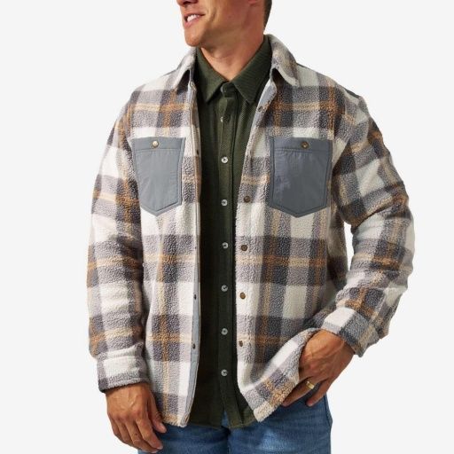MONTANA JACKET - COYOTE PLAID, Size: Medium
