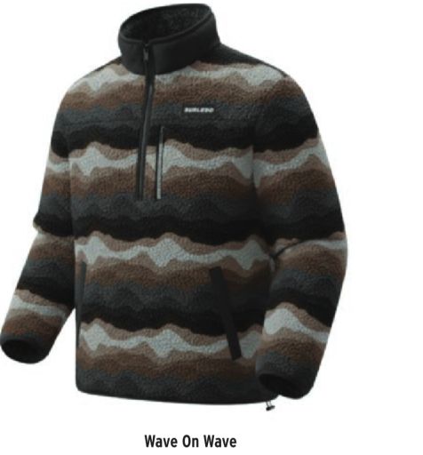 MOUNTAIN FLEECE - QUARTER ZIP - WAVE ON WAVE