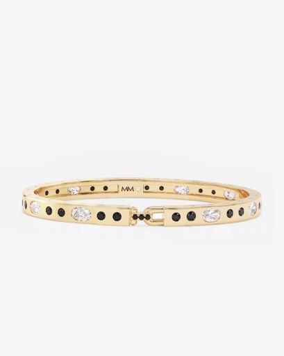 Ashley Sunset Lock Cuff 6mm - Black