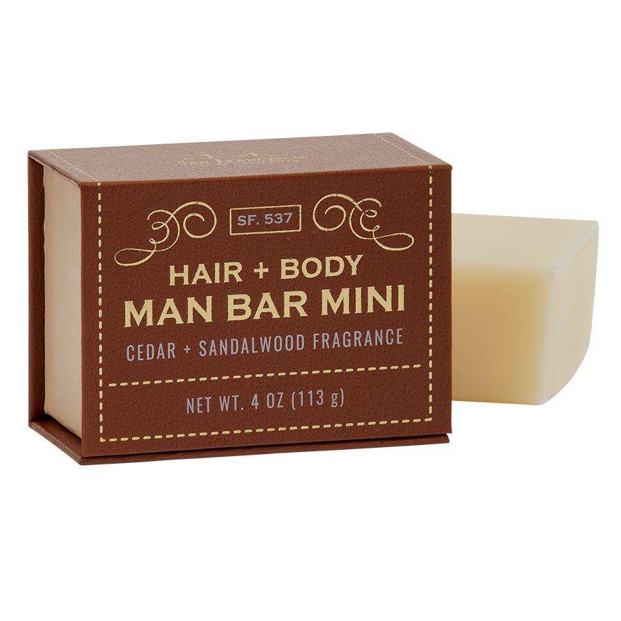 Man Bar Mini 4oz Cedar &amp; Sandalwood