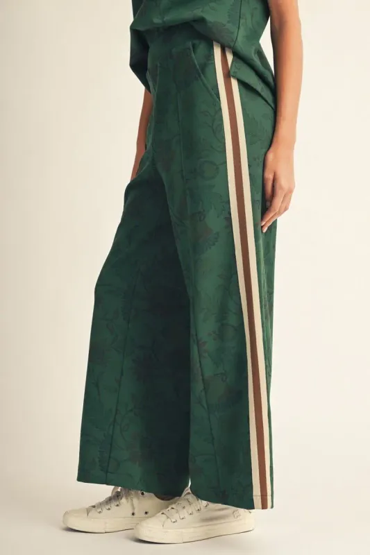 Green Floral Pant