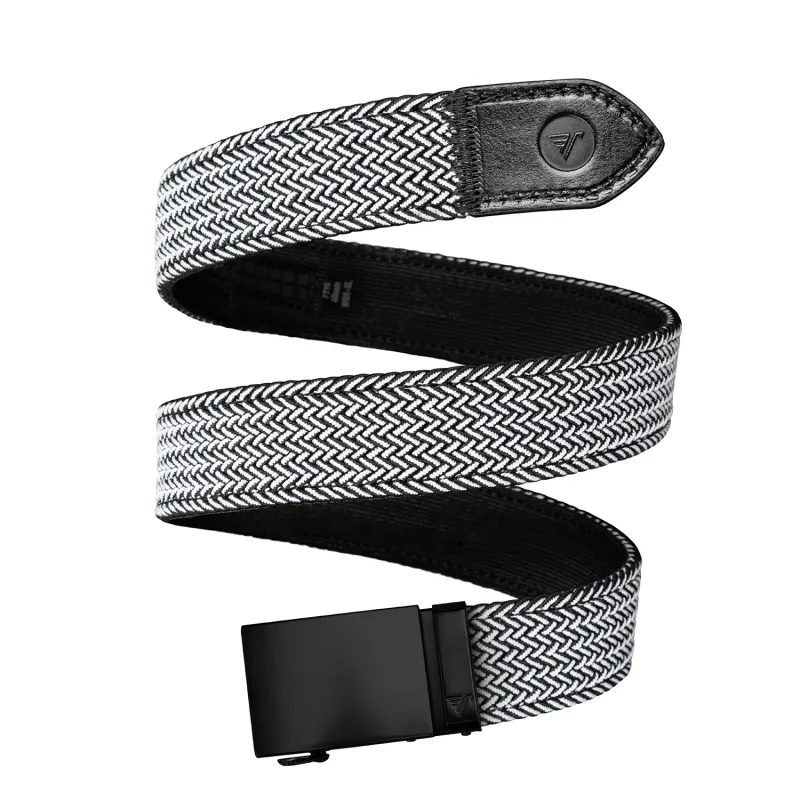 Domino 40 Black White Braided Strap