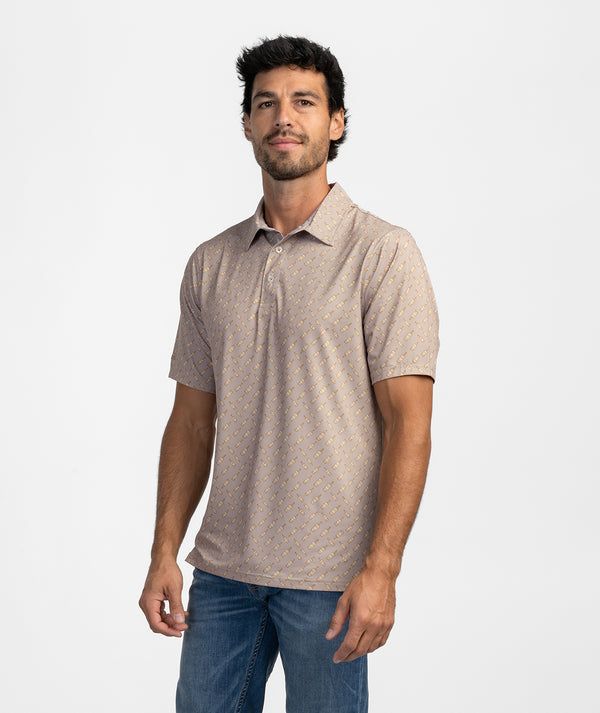 RYE AND REPEAT PRINTED POLO