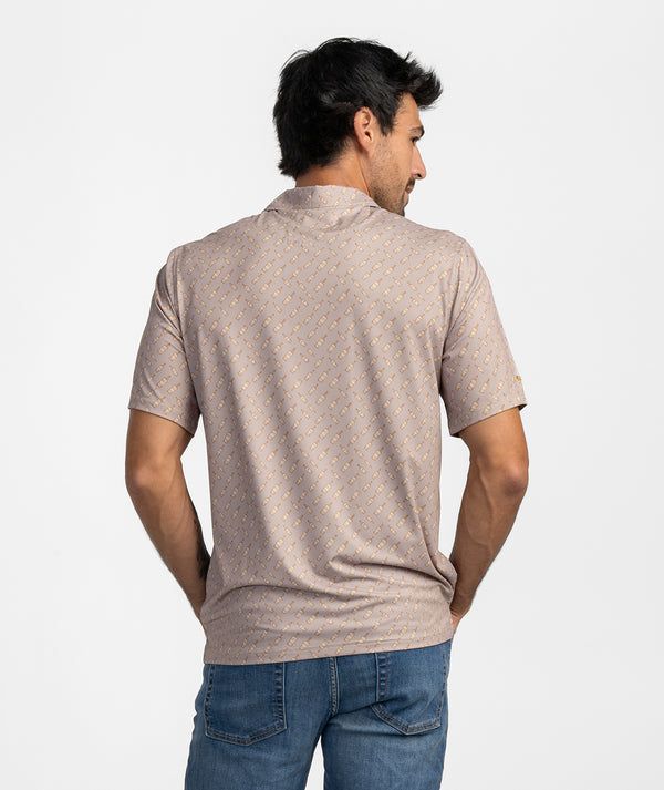 RYE AND REPEAT PRINTED POLO