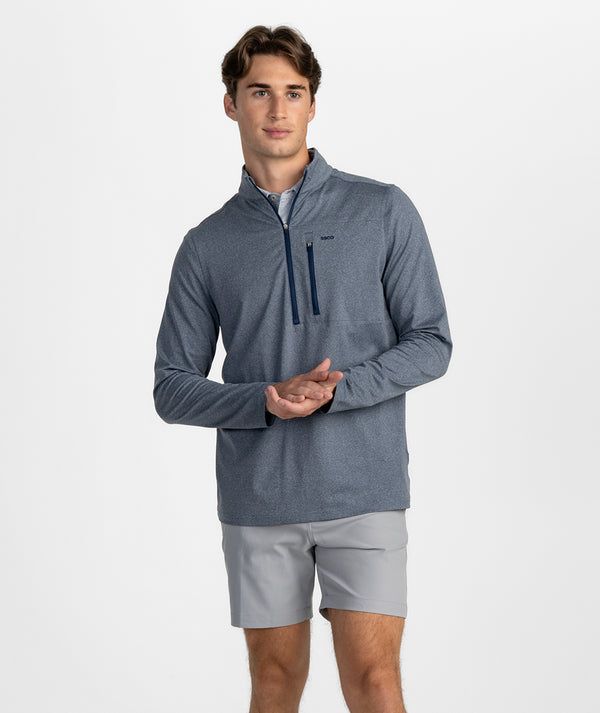 CART CLUB PERFORMANCE PULLOVER, COLOR: ESQUIRE BLUE, Size: S