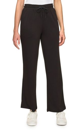 SUPER SOFT WIDE LEG PANTS, Colour: black, Size: S