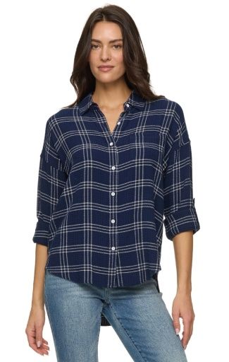 LEETONIA PUCKER LS BF SHIRT
