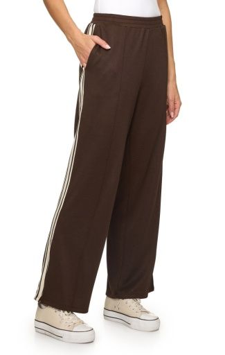 VISALIA KNIT VARSITY PANT, Colour: brown/cream, Size: M