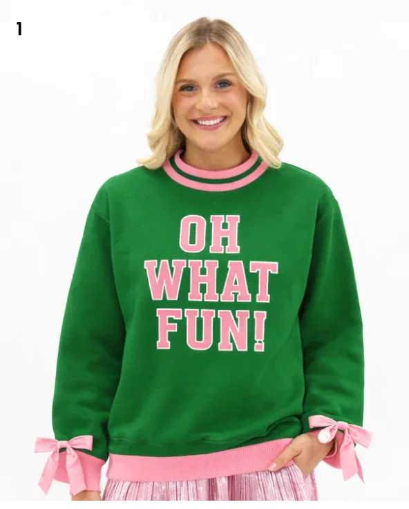 OH WHAT FUN MOCK NECK TOP, Size: S