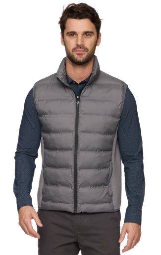 DAYTON PUFFER VEST, Colour: light grey, Size: M