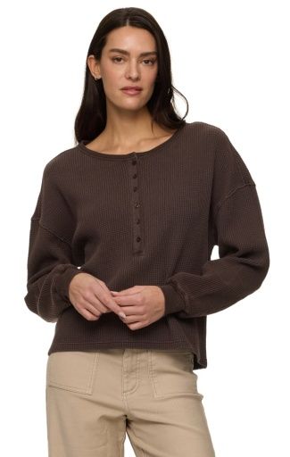 MONTCLAIR LS WAFFLE HENLEY