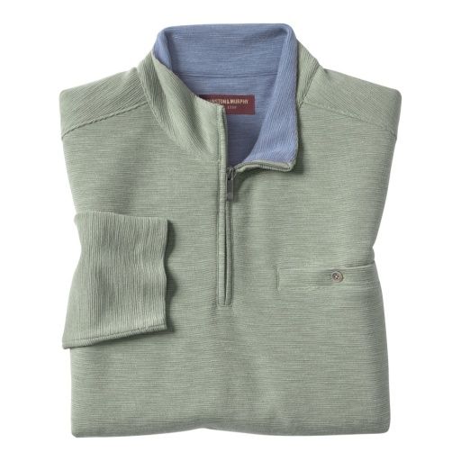 MERIDIAN QUARTER-ZIP, COLOR: GREEN, Size: XL