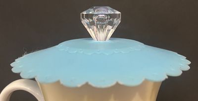 Jewel silicone lid