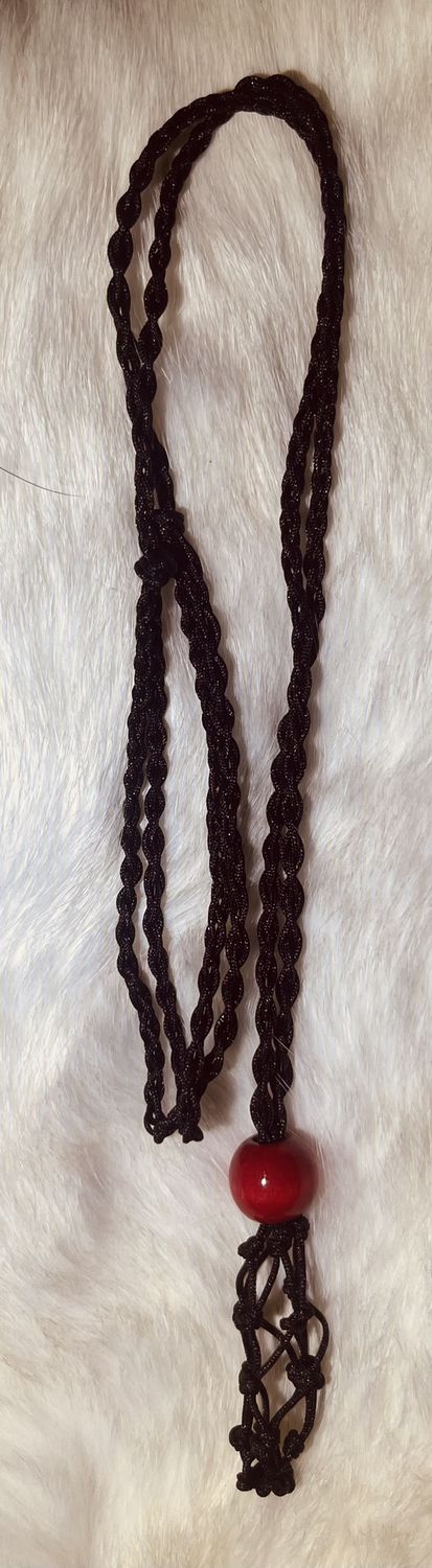 Crystal keeper necklace, Attribute: Dark Brown