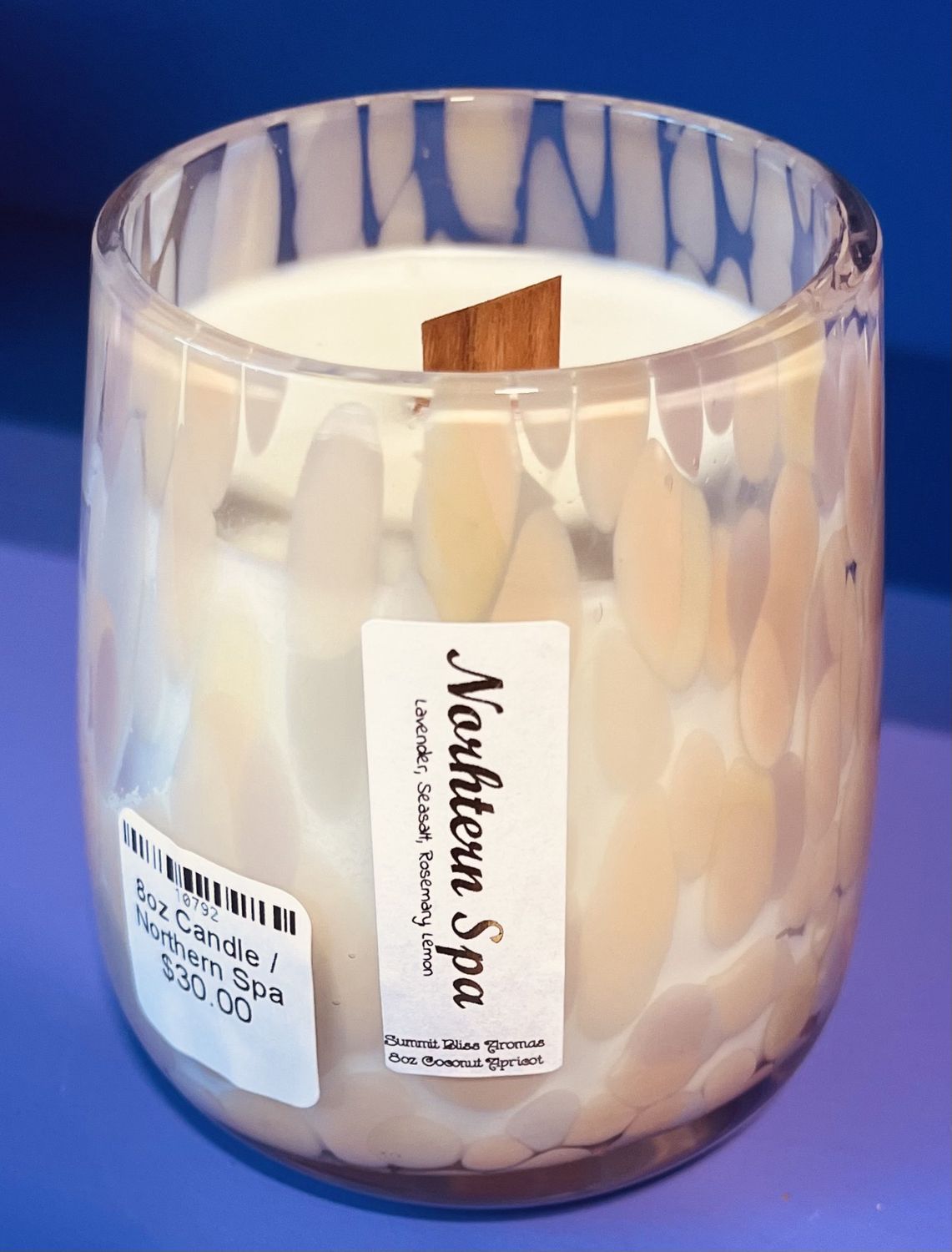 8oz Candle, scent: Northern Spa