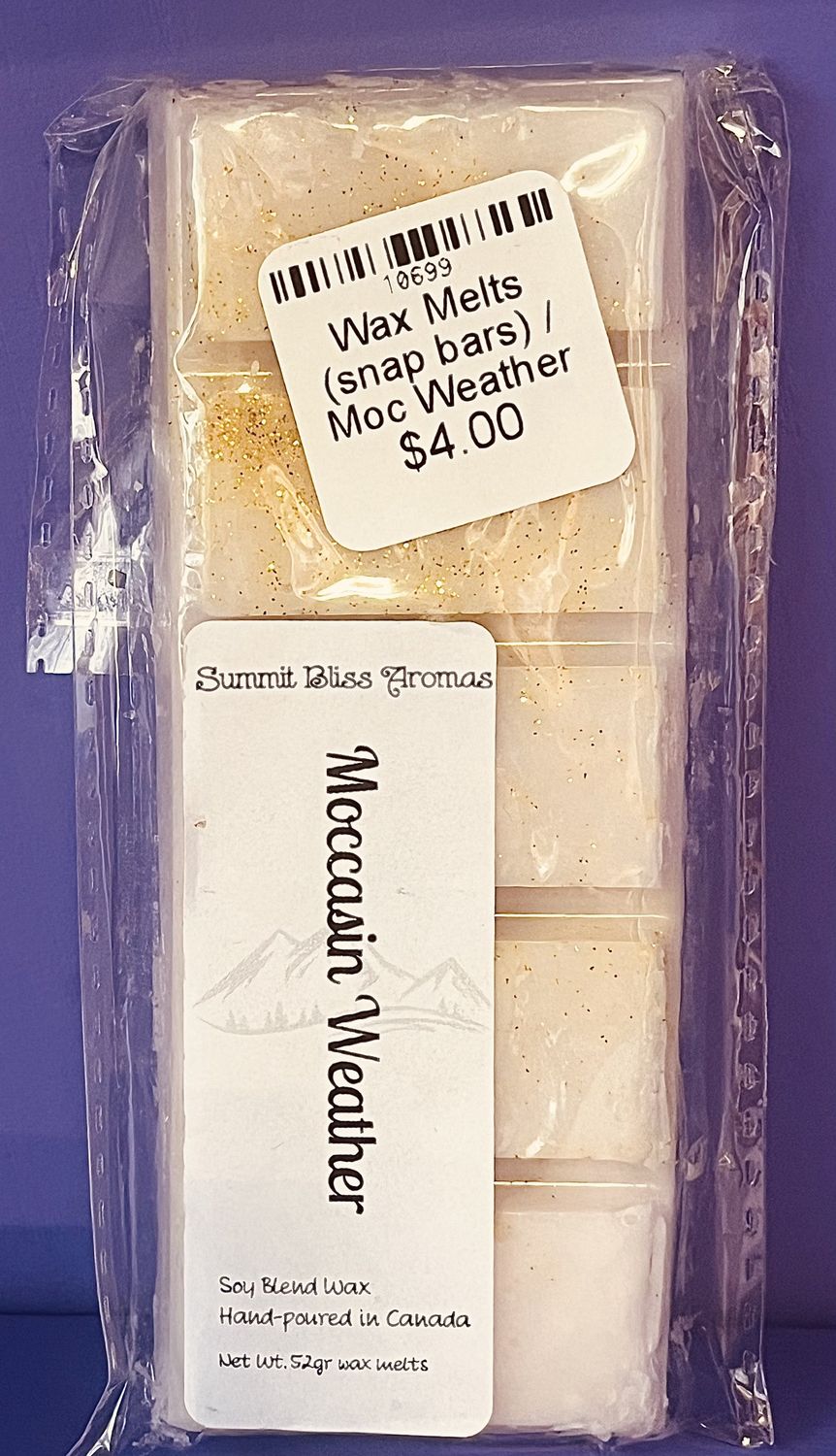 Wax Melts (snap bars), scent: Moc Weather