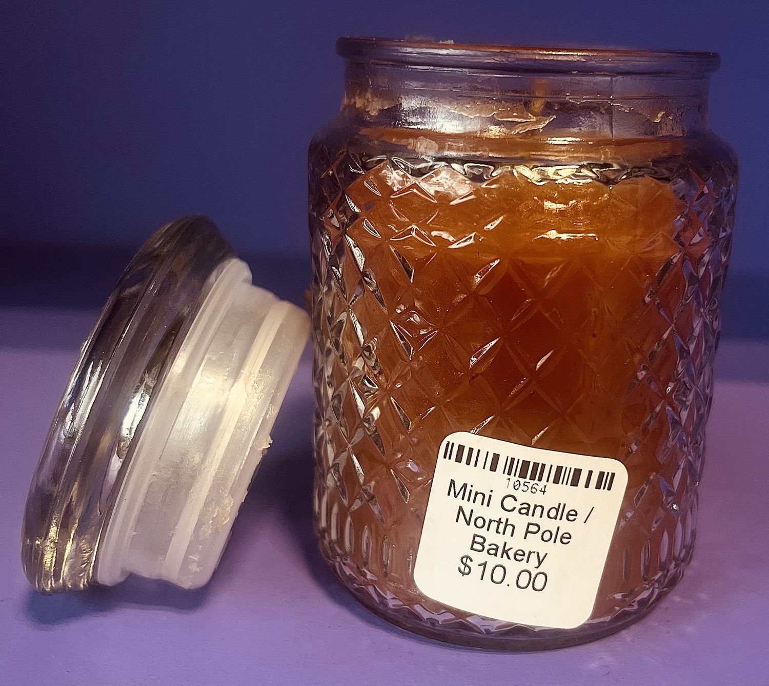 Mini Candle, scent: North Pole Bakery