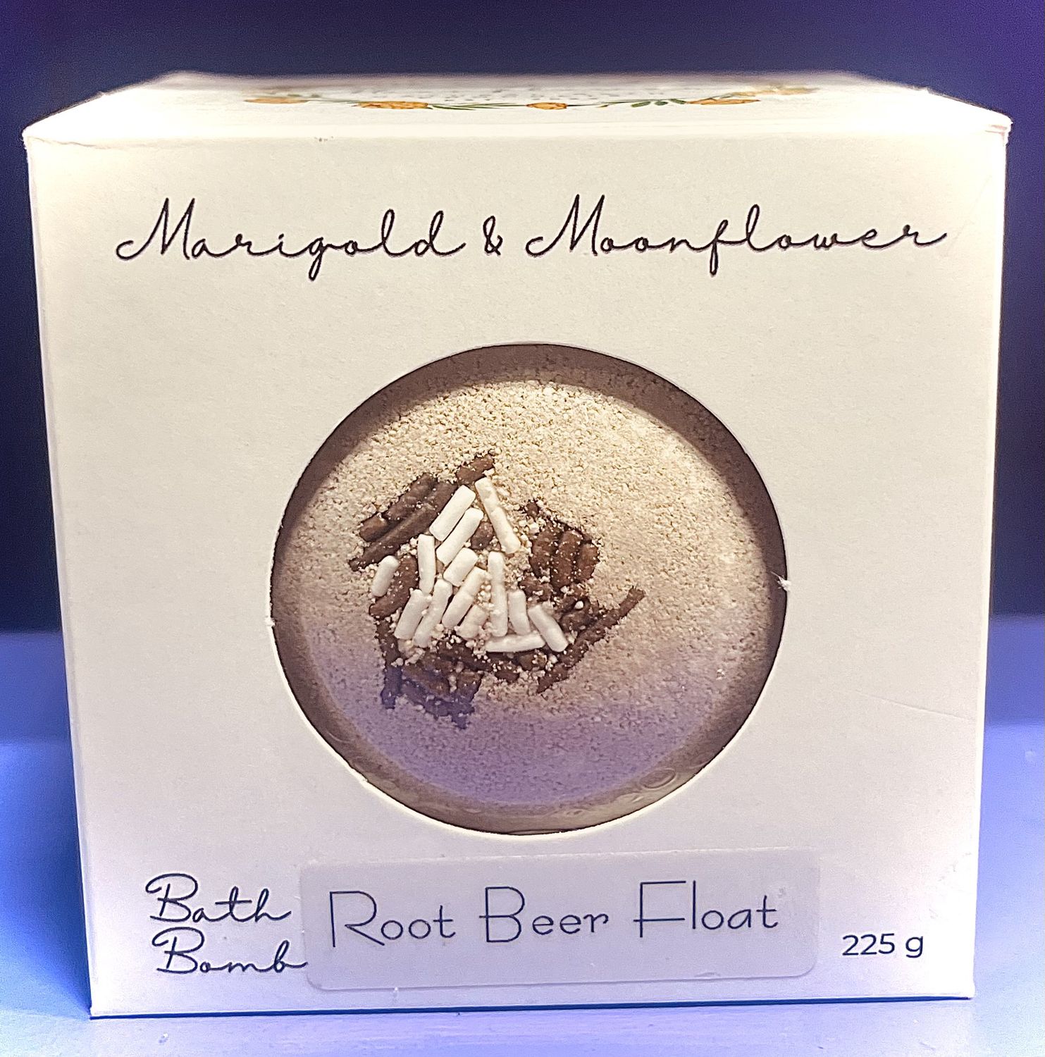 Marigold &amp; Moonflower Bath Bomb, Attribute: Root Beer