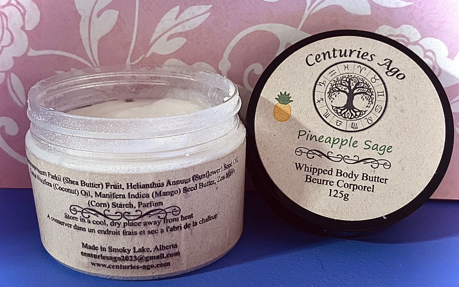 Whipped Body butter, scent: Pineapple Sage