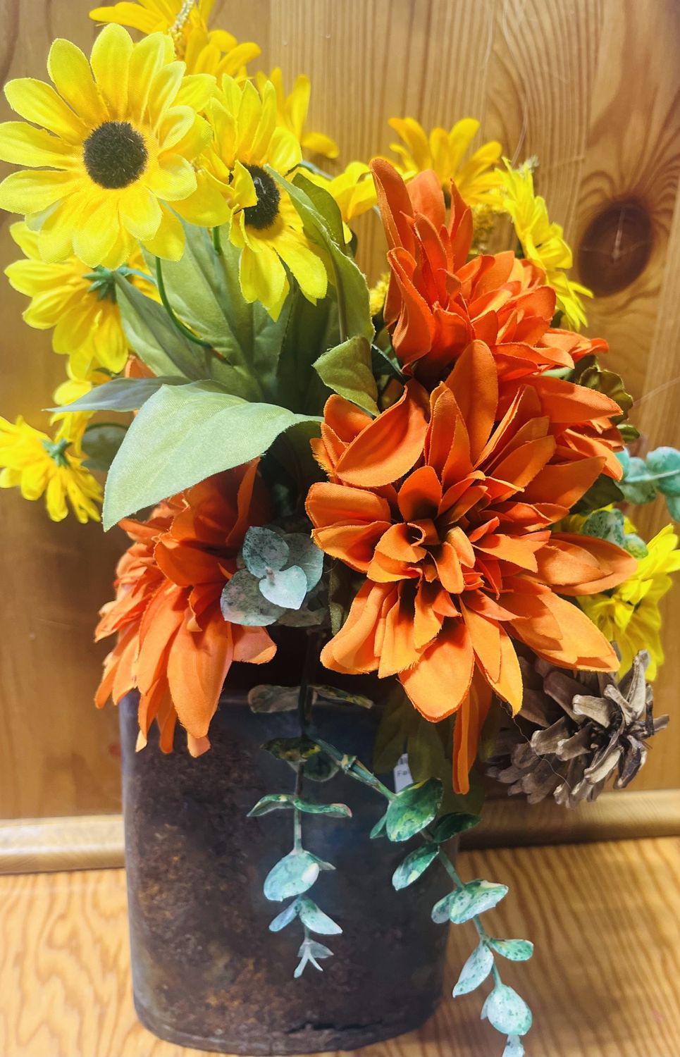 Fall Rustic Vase