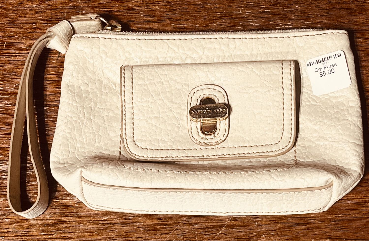 Sm Purse, design: Cream w/buckle