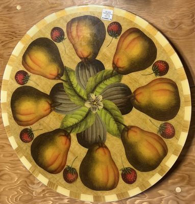 20&quot; Lazy Susan-Pears/Strawberry